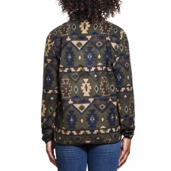 WEATHERPROOF VINTAGE Printed Plush Fleece Pullover - NWT - Size Large - Picture 3 of 4